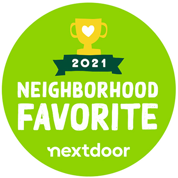 Nextdoor Neighborhood award for pet sitting and dog walking.